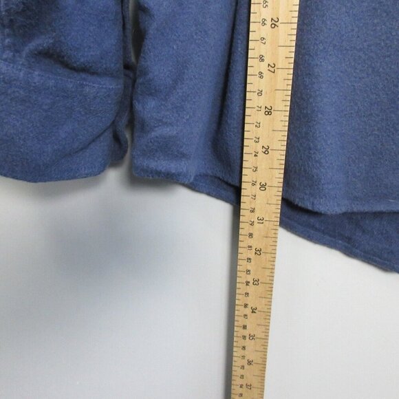 Vineyard Vines Crosby Flannel Shirt Men XXL Blue Button Down Elbow Patch 566 - Picture 9 of 10